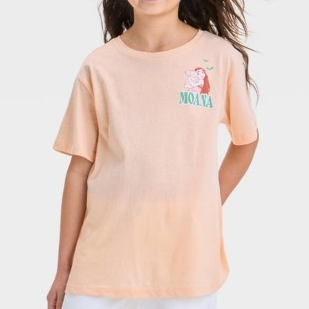 Disney Moana Peach T-Shirt for Kids